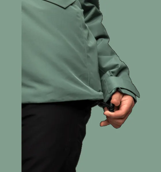 j_allround_padded_jacket_3.webp Everest Outdoor Varma Jackor<J Allround Padded Jacket KHAKI GREEN