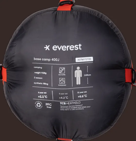 j_base_camp__7.webp Everest Outdoor Sovsäckar<J Base Camp 400 DARK ORANGE/BLACK