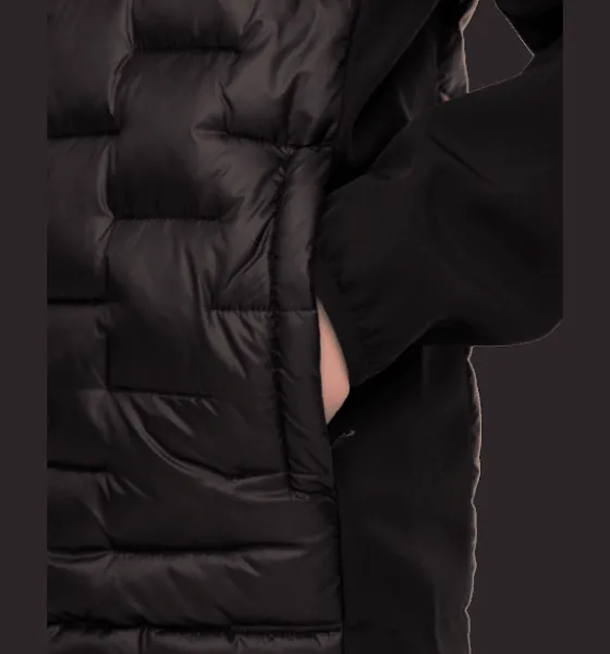 j_hybrid_jacket_4.webp Everest Outdoor Tunna Jackor<J Hybrid Jacket BLACK
