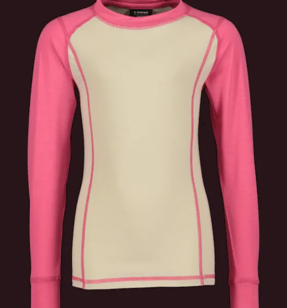j_uw_shirt_3.webp Everest Outdoor Underställ | Underställ<J Uw Shirt POWERPINK/BEIGE