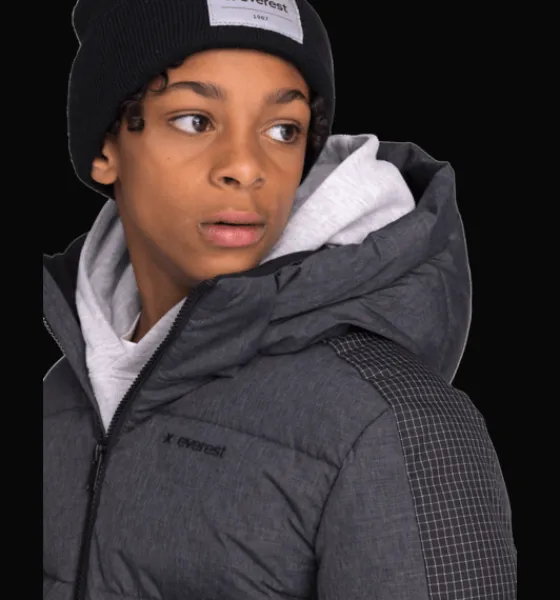 j_wedge_parka_5.webp Everest Outdoor Varma Jackor<J Wedge Parka BLACK MELANGE