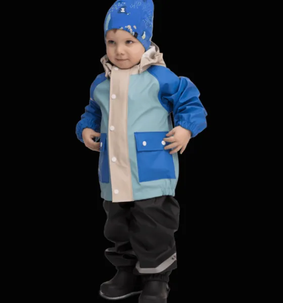 k_rain_pocket_jkt_2.webp Everest Outdoor Tunna Jackor | Regnjackor<K Rain Pocket Jkt ARTIC AQUA
