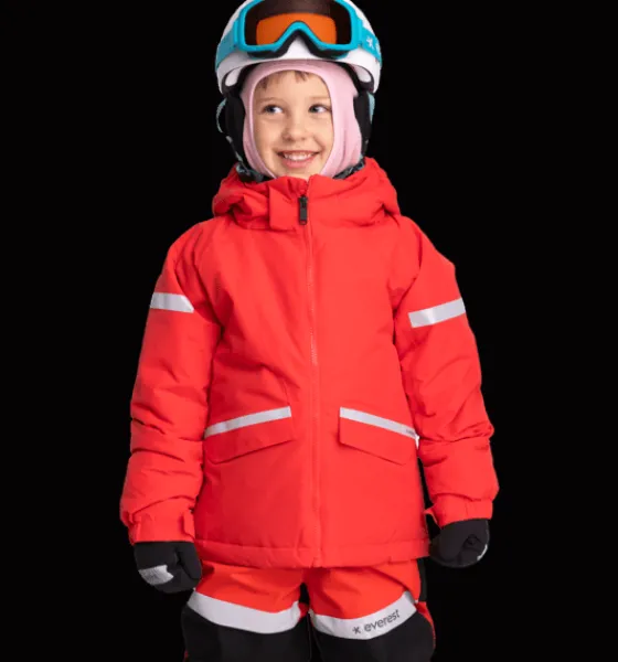 Everest Outdoor Varma Jackor | Skidjackor<K Ski Jkt X FIERY RED