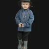 Everest Outdoor Underställ | Tröjor & T-Shirts<K Windfleece Jkt DENIM BLUE