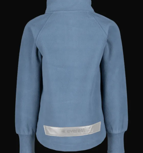 k_windfleece_jkt_4.webp Everest Outdoor Underställ | Tröjor & T-Shirts<K Windfleece Jkt DENIM BLUE