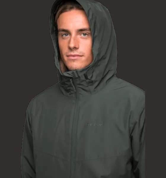 m_allround_jacket__4-1.webp Everest Outdoor Tunna Jackor | Regnjackor<M Allround Jacket 2 DK GREEN
