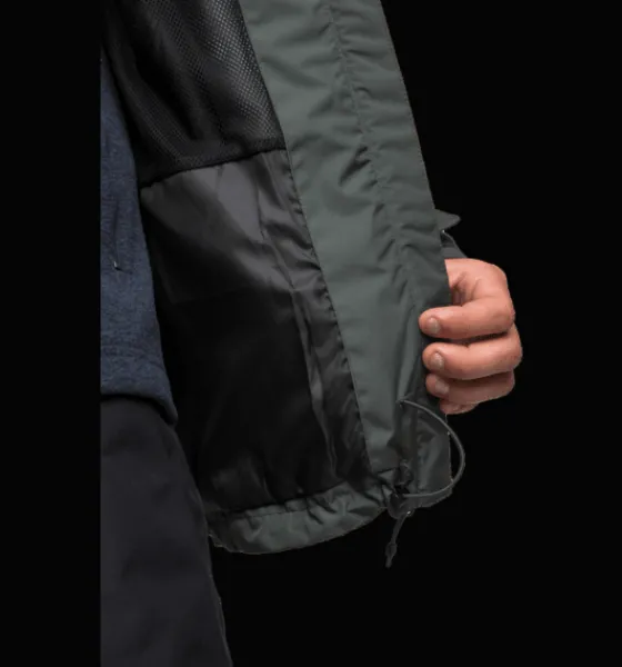 m_allround_jacket__5-1.webp Everest Outdoor Tunna Jackor | Regnjackor<M Allround Jacket 2 DK GREEN