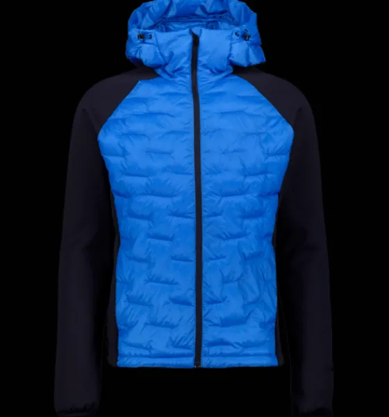 m_hybrid_hood_jacket_6.webp Everest Outdoor Varma Jackor | Tunna Jackor<M Hybrid Hood Jacket PALACE BLUE