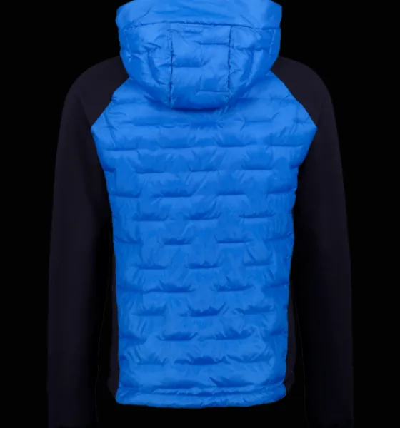 m_hybrid_hood_jacket_7.webp Everest Outdoor Varma Jackor | Tunna Jackor<M Hybrid Hood Jacket PALACE BLUE