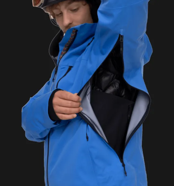 m_icon_l_jkt_6.webp Everest Outdoor Skidjackor | Skidjackor<M Icon 3l Jkt AZURE BLUE