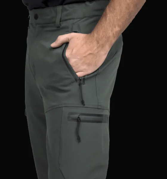 m_outdoor_pant_4-1.webp Everest Outdoor Vandringsbyxor | Vandringsbyxor<M Outdoor Pant DK GREEN