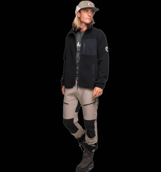 m_pile_sht_retro_2-1.webp Everest Outdoor Tröjor & T-Shirts | Tröjor<M Pile Sht Retro BLACK