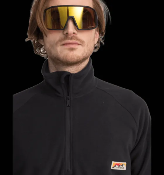 m_quarter_zip_3-1.webp Everest Outdoor Tröjor & T-Shirts | Tröjor<M Quarter Zip BLACK RETRO