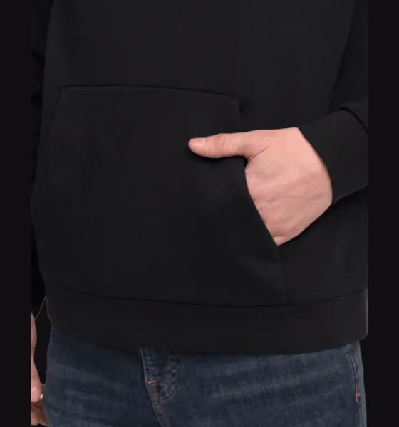 m_recline_hood_4.webp Everest Outdoor Tröjor & T-Shirts | Tröjor<M Recline Hood BLACK