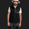 Everest Outdoor Tröjor & T-Shirts | Västar<M Retro Pile Vest BLACK