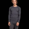 Everest Outdoor Tröjor & T-Shirts<M Wool Uw Sht 2 GREY MELANGE