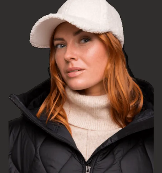 Everest Outdoor Kepsar & Hattar<Pile Cap IVORY BEIGE