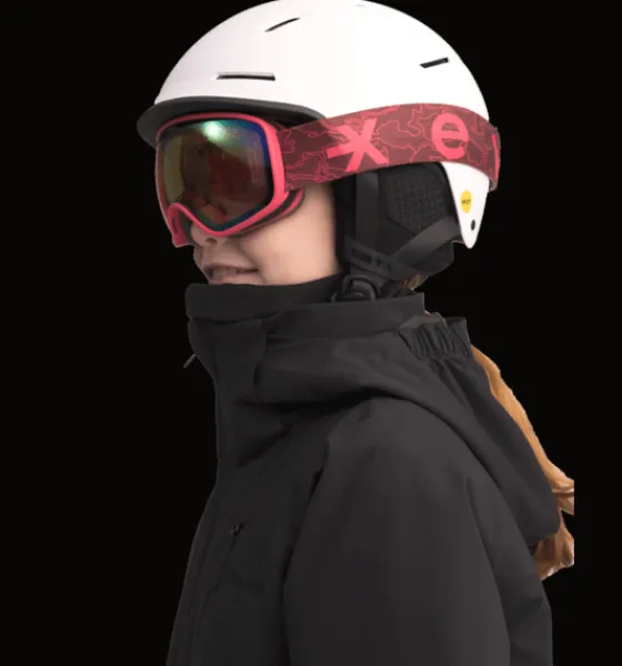slope_mips_helmet_2.webp Everest Outdoor Hjälmar<Slope Mips Helmet WHITE/TOPO