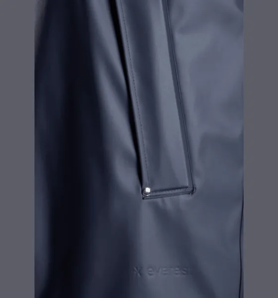 u_rain_coat__7.webp Everest Outdoor Regnjackor | Tunna Jackor<U Rain Coat 2 NAVY