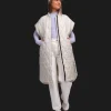 Everest Outdoor Västar<W Aurora Long Vest IVORY BEIGE