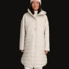 Everest Outdoor Varma jackor | Tunna jackor<W Edith Coat IVORY BEIGE