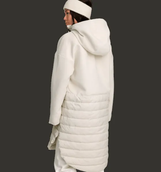 Everest Outdoor Varma jackor | Tunna jackor<W Edith Coat IVORY BEIGE