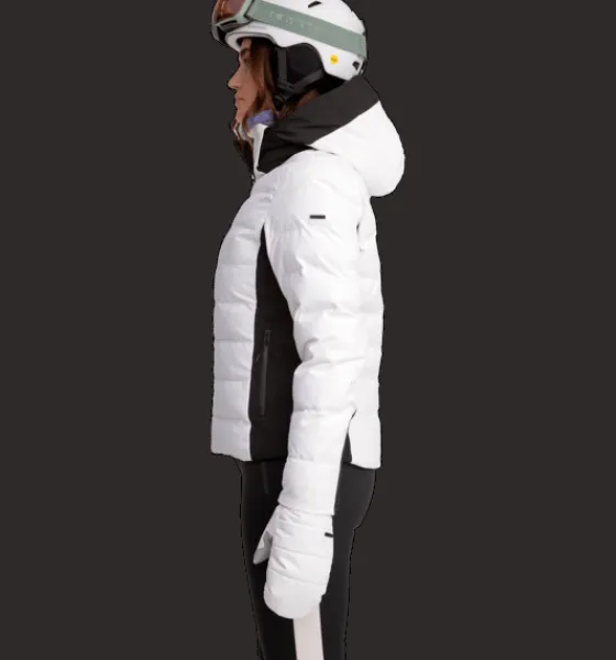 w_fashion_jkt_4.webp Everest Outdoor Skidjackor | Varma jackor<W Fashion Jkt WHITE/BLACK
