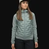 Everest Outdoor Tröjor & T-Shirts | Tunna jackor<W Hybrid Jkt 2 PISTACHIO GREEN