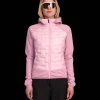 Everest Outdoor Tröjor & T-Shirts | Tunna jackor<W Hybrid Jkt 2 PINK