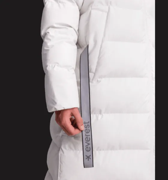 w_juneau_coat_3.webp Everest Outdoor Varma jackor<W Juneau Coat CLOUD WHITE