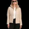 Everest Outdoor Varma jackor | Tunna jackor<W Liner Hood Jacket LIGHT BEIGE