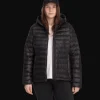 Everest Outdoor Varma jackor | Tunna jackor<W Liner Hood Jacket BLACK