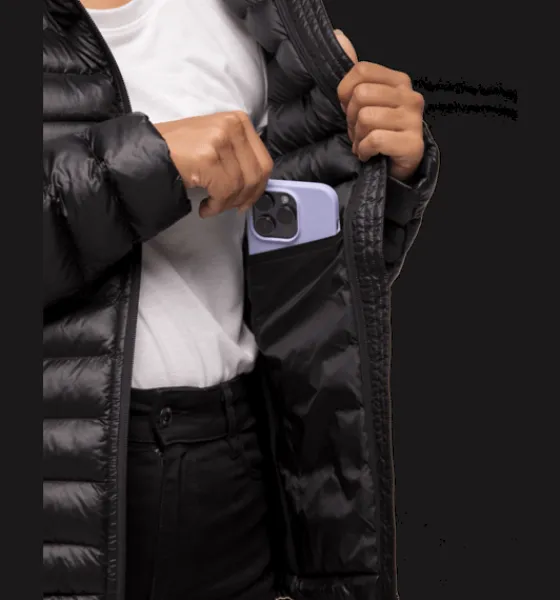 w_liner_hood_jacket_6.webp Everest Outdoor Varma jackor | Tunna jackor<W Liner Hood Jacket BLACK
