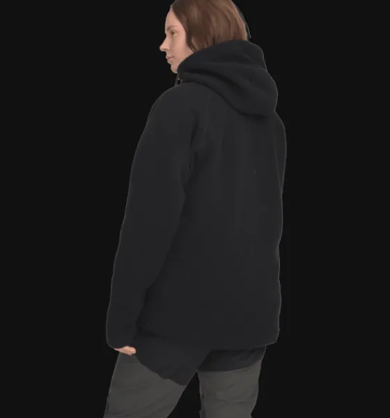 Everest Outdoor Tröjor & T-Shirts | Tröjor<W Pile Anorak BLACK INKA
