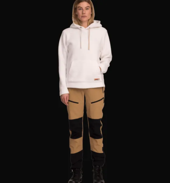 w_pile_hoodie_2-1.webp Everest Outdoor Tröjor & T-Shirts | Tröjor<W Pile Hoodie WHITE