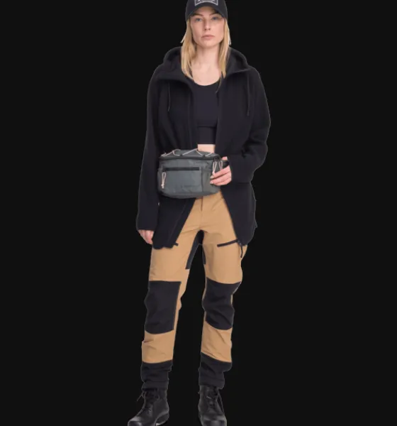 w_pile_long_hood_2.webp Everest Outdoor Tröjor & T-Shirts | Tröjor<W Pile Long Hood BLACK