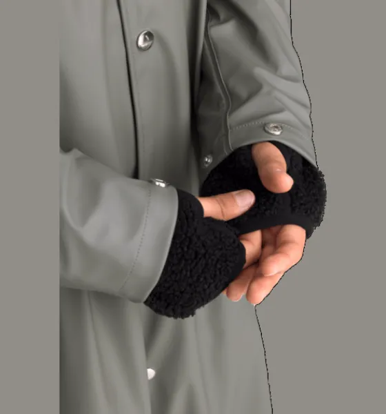 w_rain_coat_long_5.webp Everest Outdoor Regnjackor | Tunna jackor<W Rain Coat Long KHAKI GREY