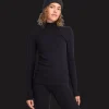 Everest Outdoor Tröjor & T-Shirts<W Uw Ribb Sht BLACK
