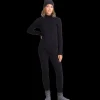 Everest Outdoor Tröjor & T-Shirts<W Uw Ribb Sht BLACK 2