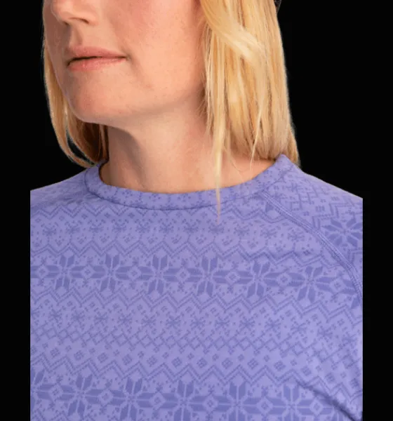 w_wool_underwear_shirt__3-3.webp Everest Outdoor Tröjor & T-Shirts<W Wool Underwear Shirt 2 LAVENDER PATTERN