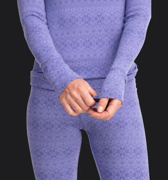 w_wool_underwear_shirt__4-3.webp Everest Outdoor Tröjor & T-Shirts<W Wool Underwear Shirt 2 LAVENDER PATTERN