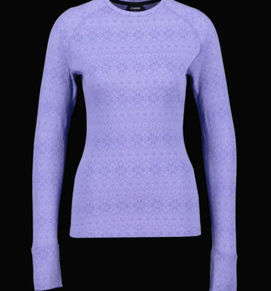 w_wool_underwear_shirt__5-3.webp Everest Outdoor Tröjor & T-Shirts<W Wool Underwear Shirt 2 LAVENDER PATTERN
