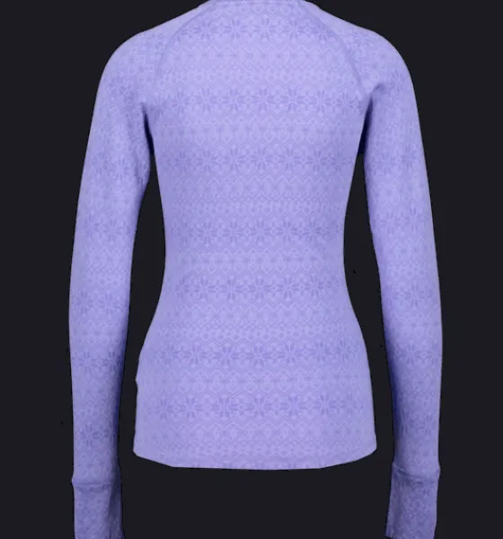 w_wool_underwear_shirt__6.webp Everest Outdoor Tröjor & T-Shirts<W Wool Underwear Shirt 2 LAVENDER PATTERN