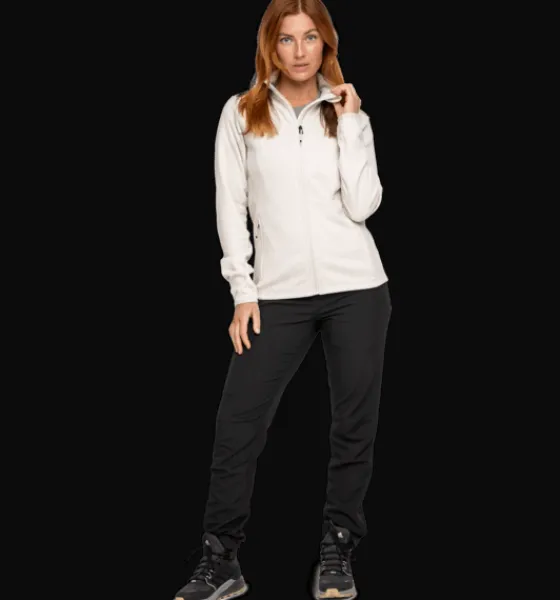 w_zip_fleece_jacket_2.webp Everest Outdoor Tröjor & T-Shirts | Tröjor<W Zip Fleece Jacket BEIGE MELANGE