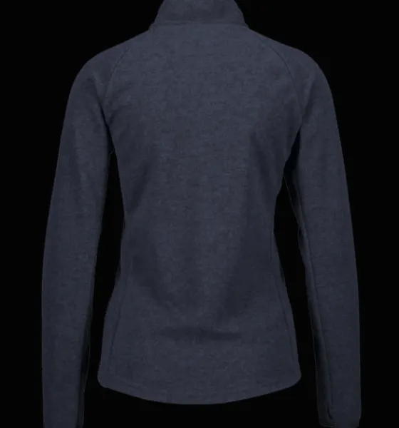 w_zip_fleece_jacket_5-1.webp Everest Outdoor Tröjor & T-Shirts | Tröjor<W Zip Fleece Jacket NAVY MELANGE
